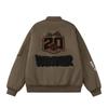Mens Winter Embroidered Baseball Cotton Jacket American Style Pilot Streetwear Outerwear