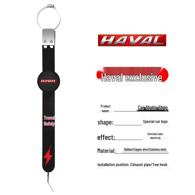 Anti-Static Car Grounding Strap for Exhaust Pipe Static Removal