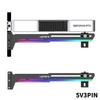 Vga Graphics Card Support Gpu Bracket Frame Rgb Luminous Pollution Lamp Decoration Companion 5V Argb Aura Sync