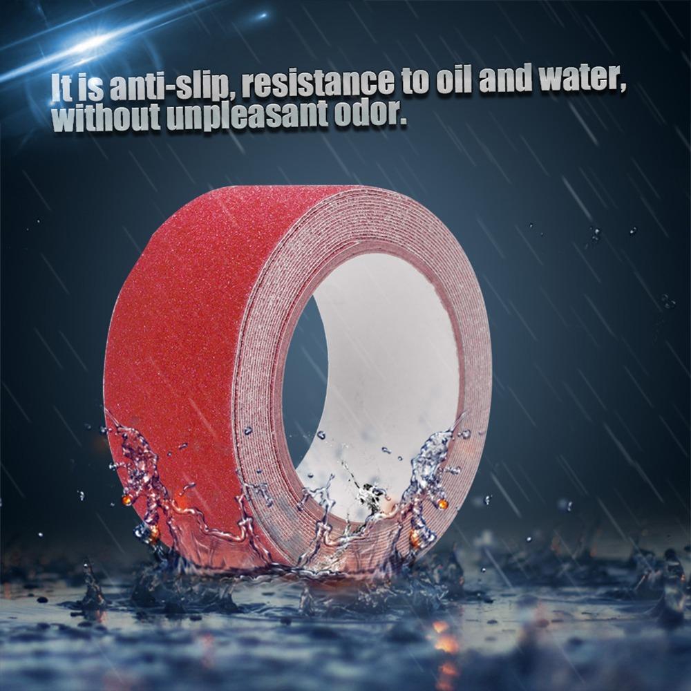 

PVC Non-Slip Tape Waterproof Stair Grip Tape Durable Adhesive Floor Tape Indoor Outdoor Surfaces красный