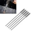 5pcs Carbide Tip Impact Drill Bits Double Flute Spiral Masonry Drill Bits  For Concrete