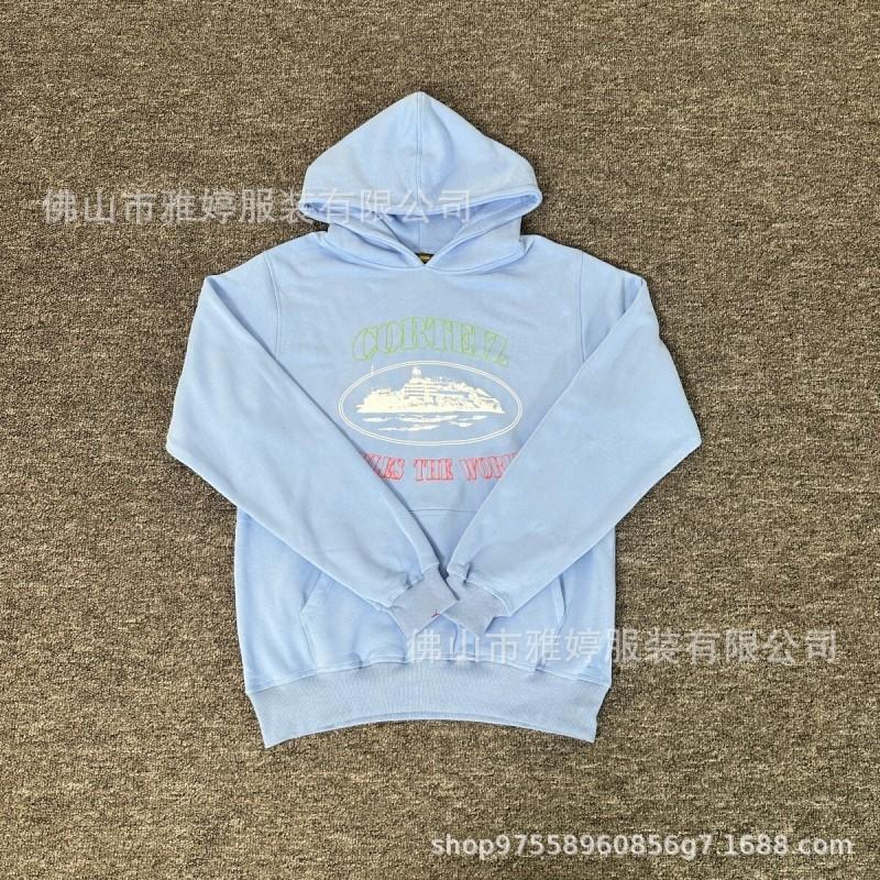 Corteiz Alcatraz Badge Patchwork Windbreaker Jacket Loose Fit Streetwear Unisex Lightweight Outerwear