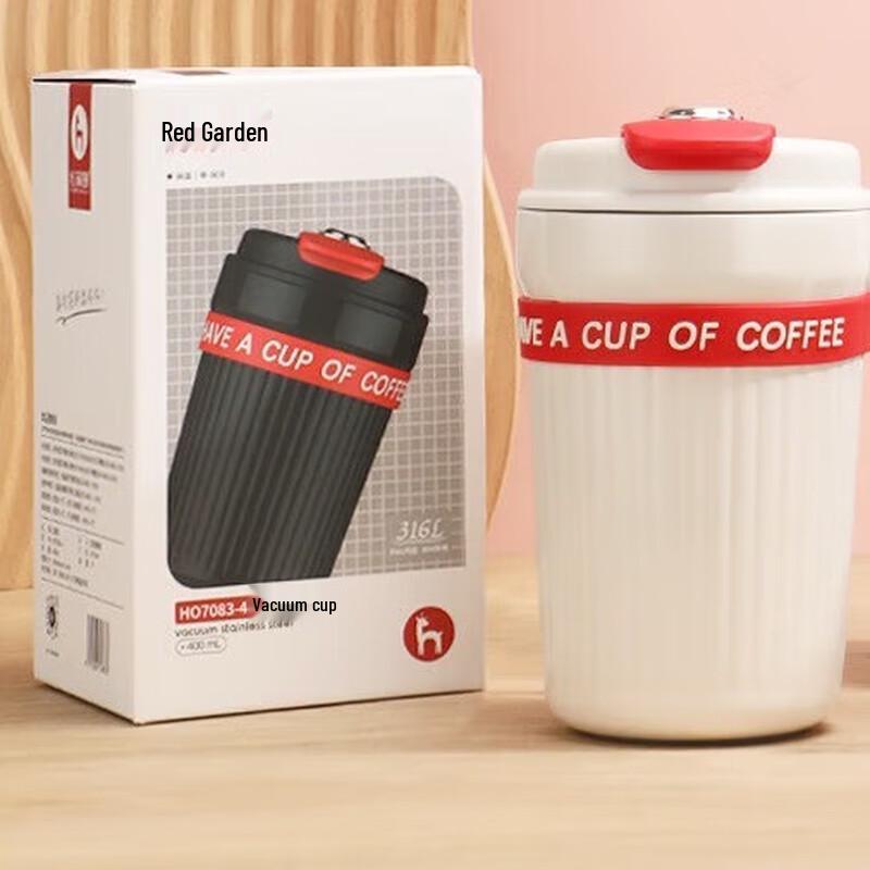 Portable Dual-Drink Coffee & Water Bottle