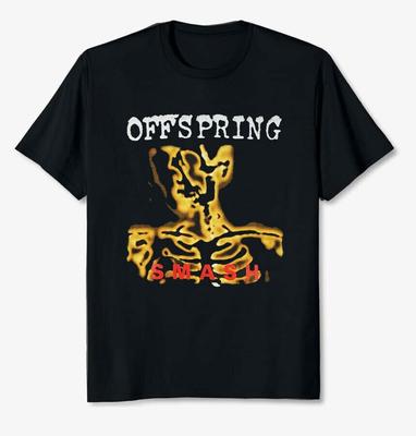 The Offspring Band Cotone Nero Tutte le Taglie Uomo Donna Maglietta Classica BL496 T-Shirt Unisex
