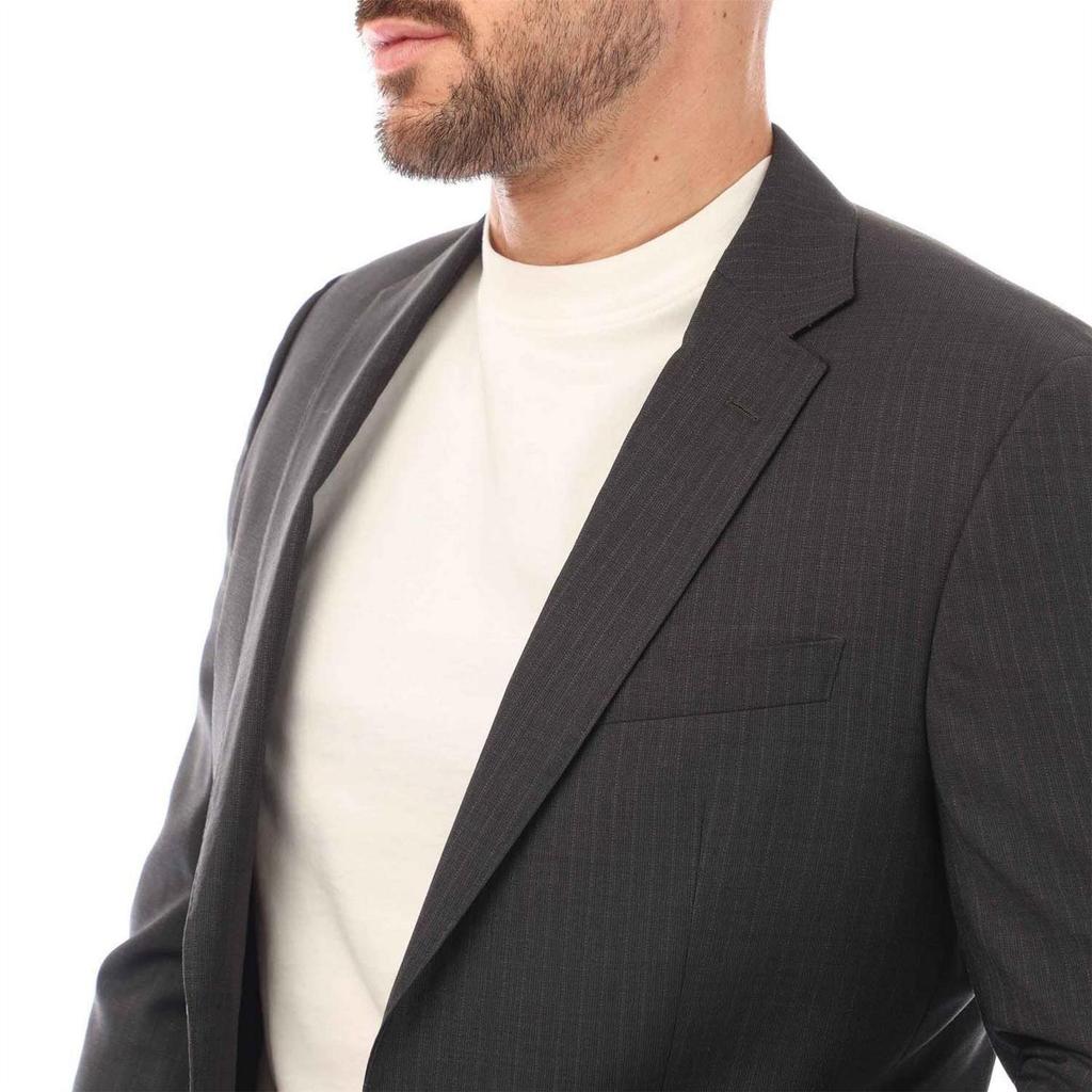 BOSS Mens Pinstripe Virgin Wool Blazer