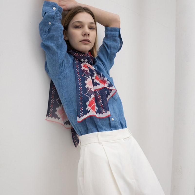 BB’DE SOLI’DE Clear Silk Scarf (3color)