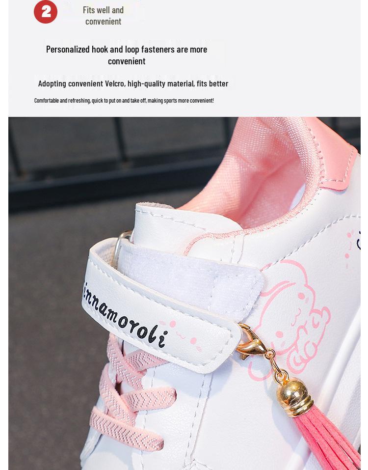 2025 Spring & Autumn Girls' Low-Top Casual Soft-Sole Board Shoes - Stylish Sports Shoes for Big Kids & Students