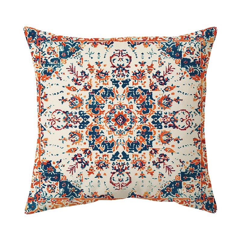 Potah na polštář Tištěný potah na polštář na pohovku Krátký plyšový potah na polštář