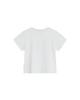 THEMUSEUMVISITOR W Volume Heart Applique T-Shirt (White)