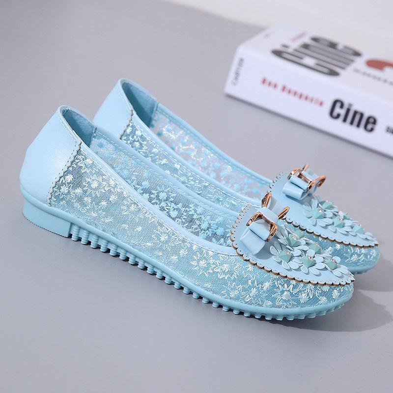 Woman Footwear Diamond Summer Slip on Flat Shoes for Women with Bow Casual Y2k Fashion Offer Designer Luxury Trends 2025 Sale 39