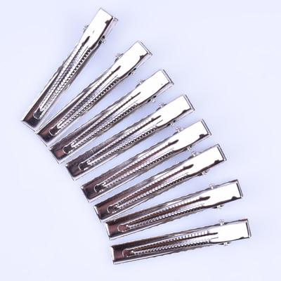 50/100 szt. 45/55/65/75mm Metalowe Klipsy Aligatorowe do Włosów Akcesoria do DIY Biżuterii Wsuwki Ozdoba Kobiety Narzędzie do Stylizacji Włosów