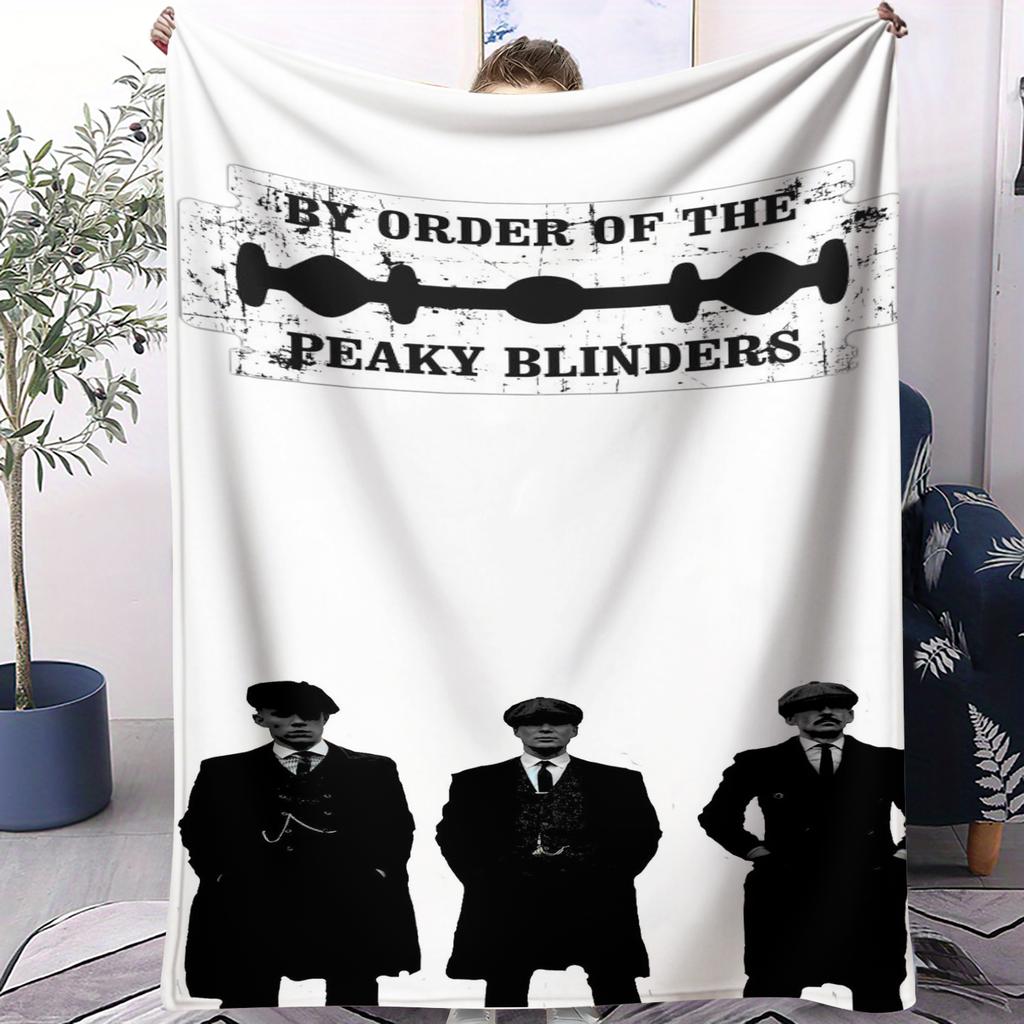 Peaky Blinders The Immortal Man Cillian Murphy Blanket Trendy Small Cover Fleece TV Series Soft Throw Blanket for Bed Sofa