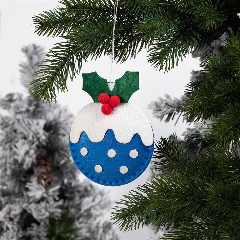 New Christmas Decoration INS Style Christmas Tree Pendant Cute Christmas Pendant