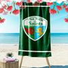 The New Saints 2D Flat Print Beach Towel, Large Soft Quick Dry Towel for Beach Camping Swimming