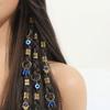 16pcs Dread Locks Hollow Out Hair Ring Evil Eye Hair Braid Tubes Dreadlocks Beads  Men