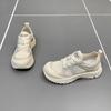 Mesh Casual Shoes Female Summer Round Head Thick Bottom Lightweight Breathable Fashion Hundred Match Sports Single Shoes