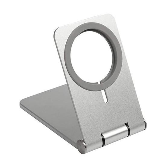 

Складной портативный держатель для мобильного телефона с беспроводной зарядкой для iPhone 12 MagSafe