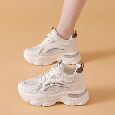 Dad Shoes Summer New Muffin Single Shoes Comfortable Thick Sole Height Increase Comfortable Leisure