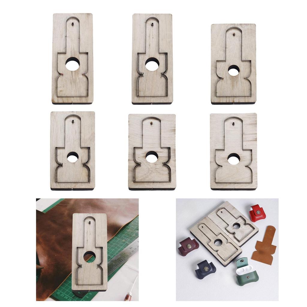 Leather Cut Die Handcraft Cutting Stencil Easy Carrying Leather Plate Knife Die for Tailor Beginner Househld Studio Devices