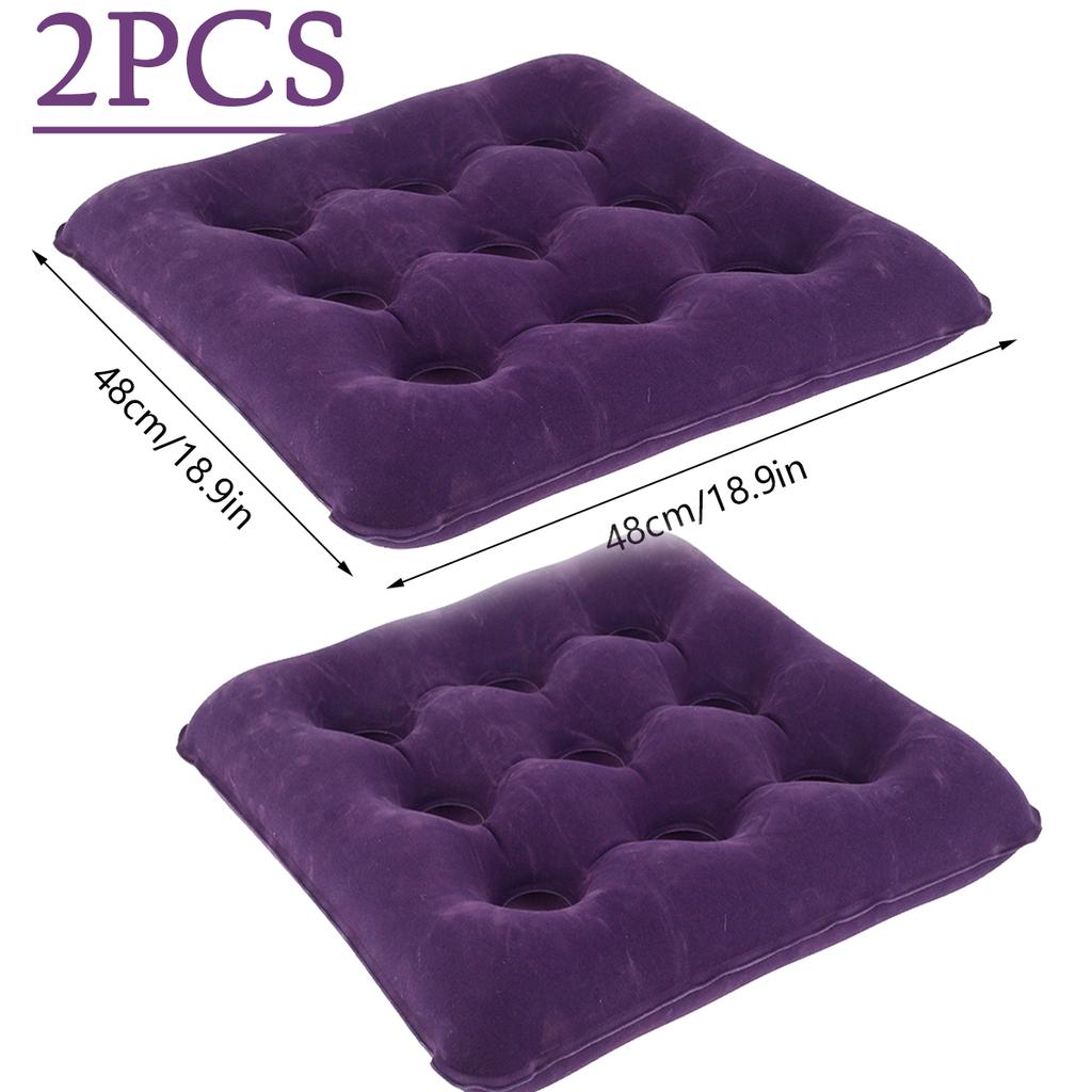 Inflatable Donut Seat Cushion for Hemorrhoid Pad Adjustable Lightweight Leakproof Inflatable Massage Pillow Chair Seat Cushion