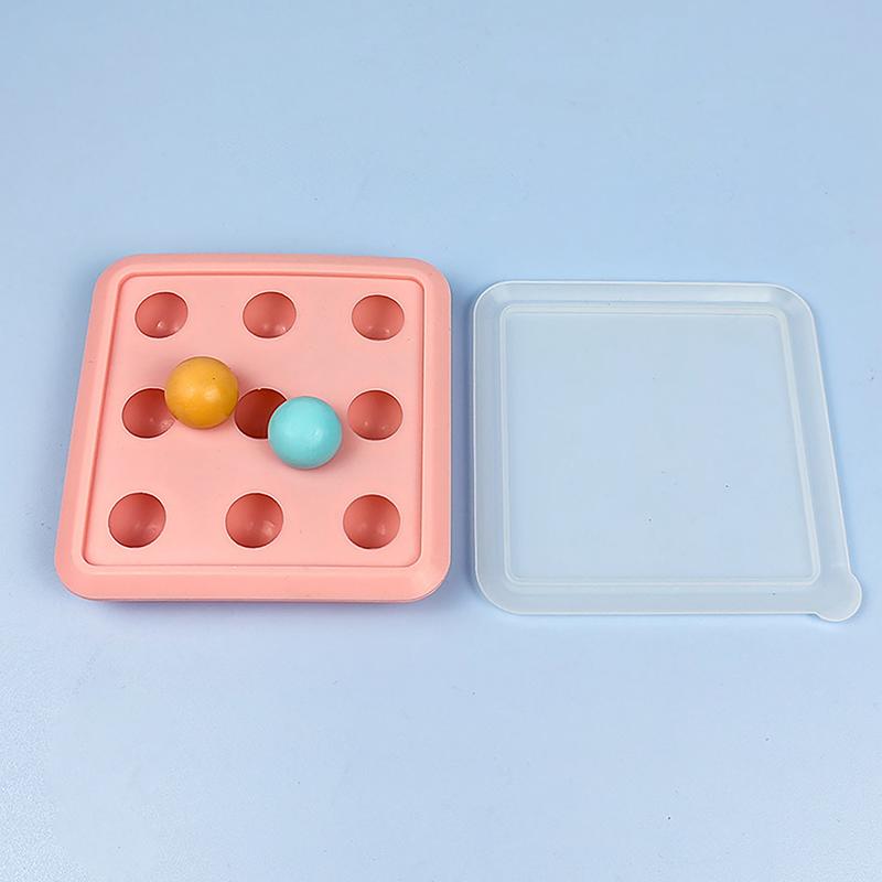 9/16/25/36 Gniazd Okrągłe Kulki Formy do Czekolady z Pokrywką Silikonowe Spożywcze Nieprzywierające Cukierki Ciasto Kostki Lodu Akcesoria do Pieczenia