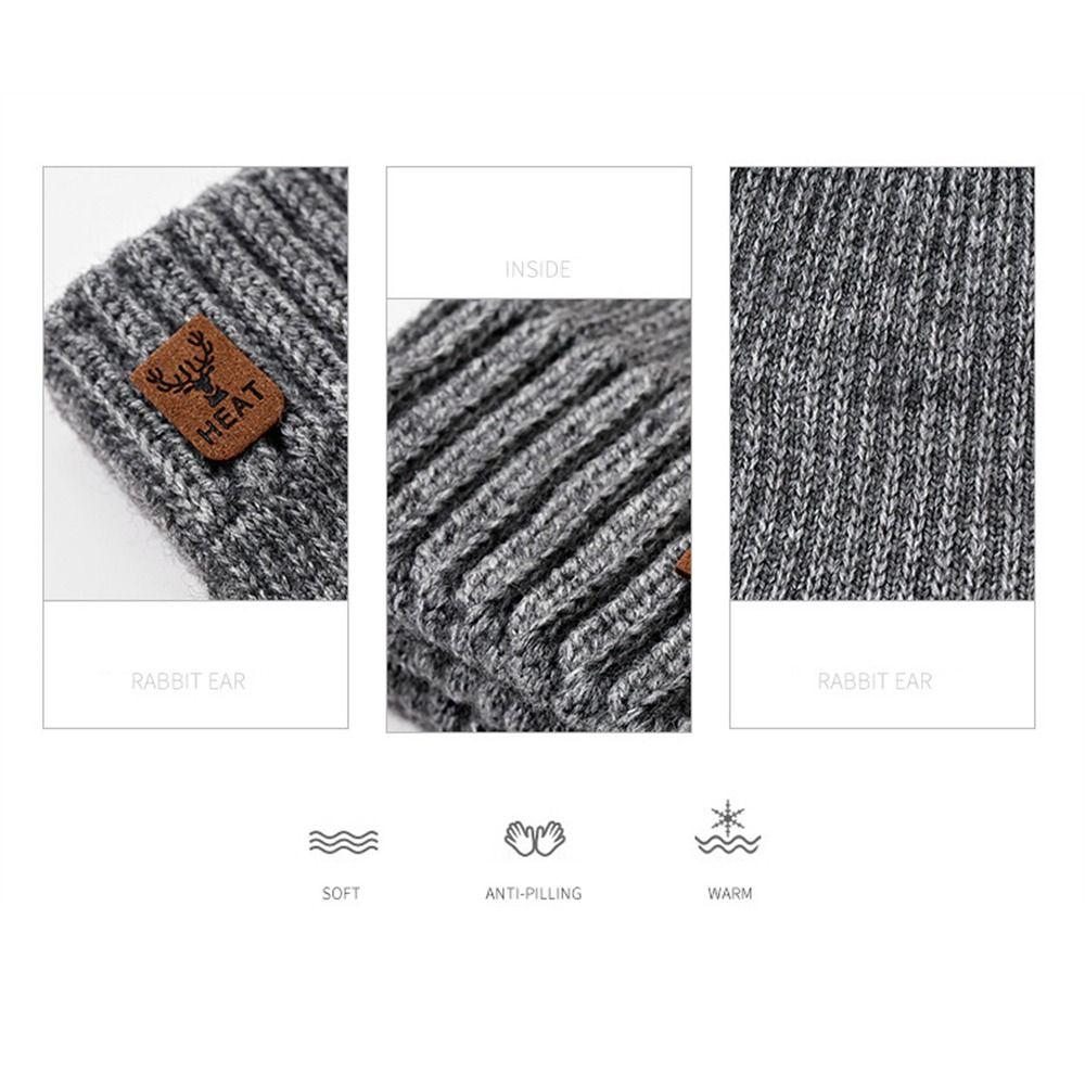 Thicken Warm Gloves Elastic Half Finger Gloves Fashion Knitted Mittens for Working