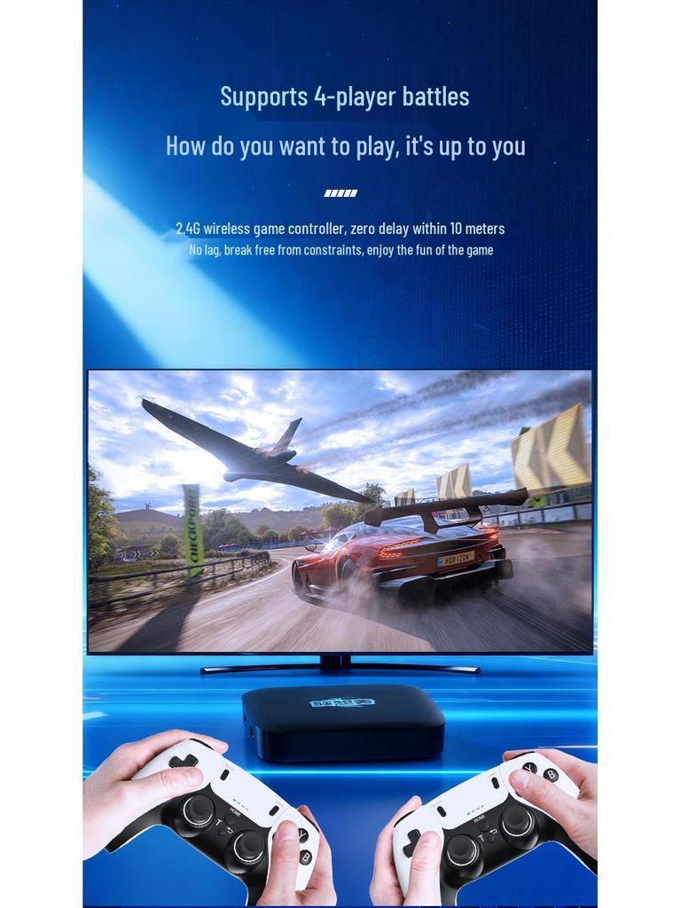 2025 Dual-System Retro Game Console with Dual Controllers – Supports PSP and 3A Cloud Games