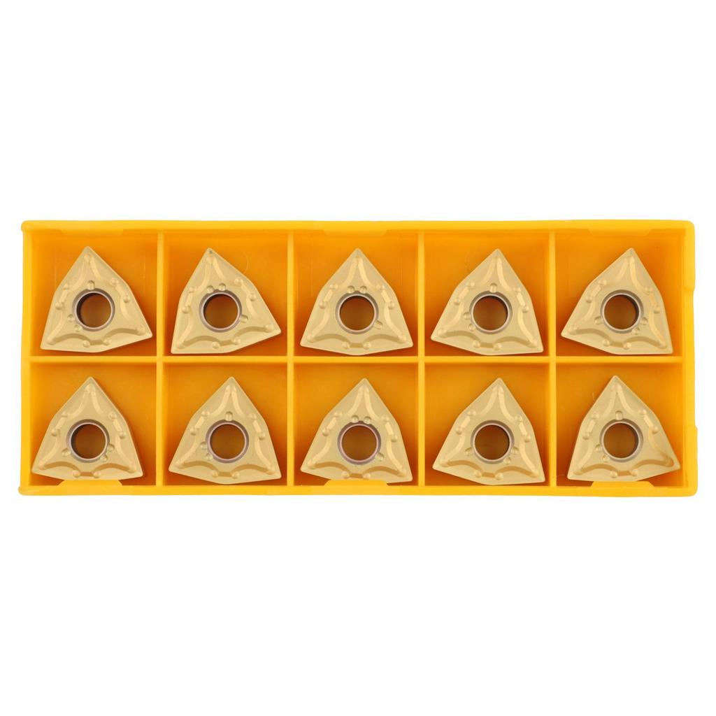 WNMG080404MA 10pcs Carbide Inserts CNC Lathe Turning Blades with Quick Replacement Feature for Enhanced Productivity