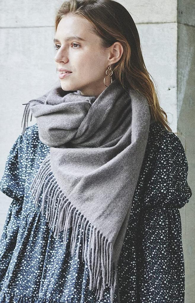 GILDARA FT70 Premium Kaschmir Basic Welle Kaschmir Uni und Schal 100% Stola, Groß, Farbe, Damen Herren (Mokka (F202))