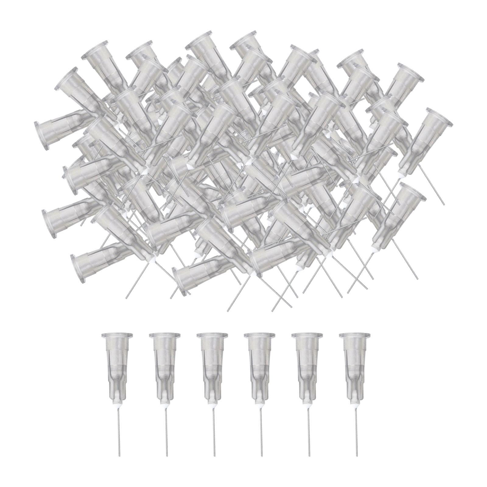 Industrial Liquid Dispenser Pins Blunt Tip Stainless Steel Glue Application Tools for Precision Fluid Dispensing серый