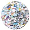 55-110 Cartoon Cloud Graffiti Stickers for Cars, Luggage, and Cups