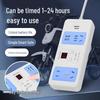Electric Vehicle Timer Socket: 1-24 Hour Power Control & Overcharge Protection