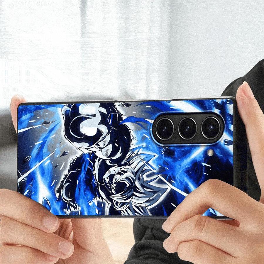 Dragon Ball Anime Goku Case for Samsung Galaxy Z Fold 7 6 5 4 3 ZFold7 ZFold5 ZFold3 ZFold6 ZFold4 Back Phone Cover