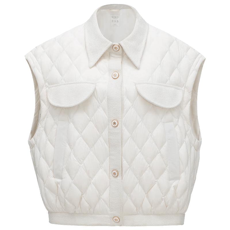 

Tanboer Women s Chic Short Down Vest L (170)