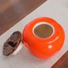 Persimmon Ceramic Tea Caddy