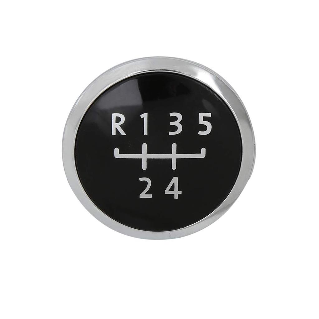uxcell Gear Shift Knob Emblem Head Badge Cover Compatible with VW Golf 5-Speed/6-Speed Beetle, Passat, 5-Speed