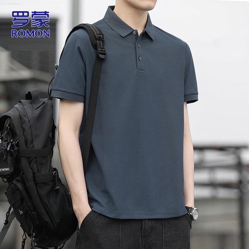 ROMON Men s Short Sleeve Polo Shirt XL