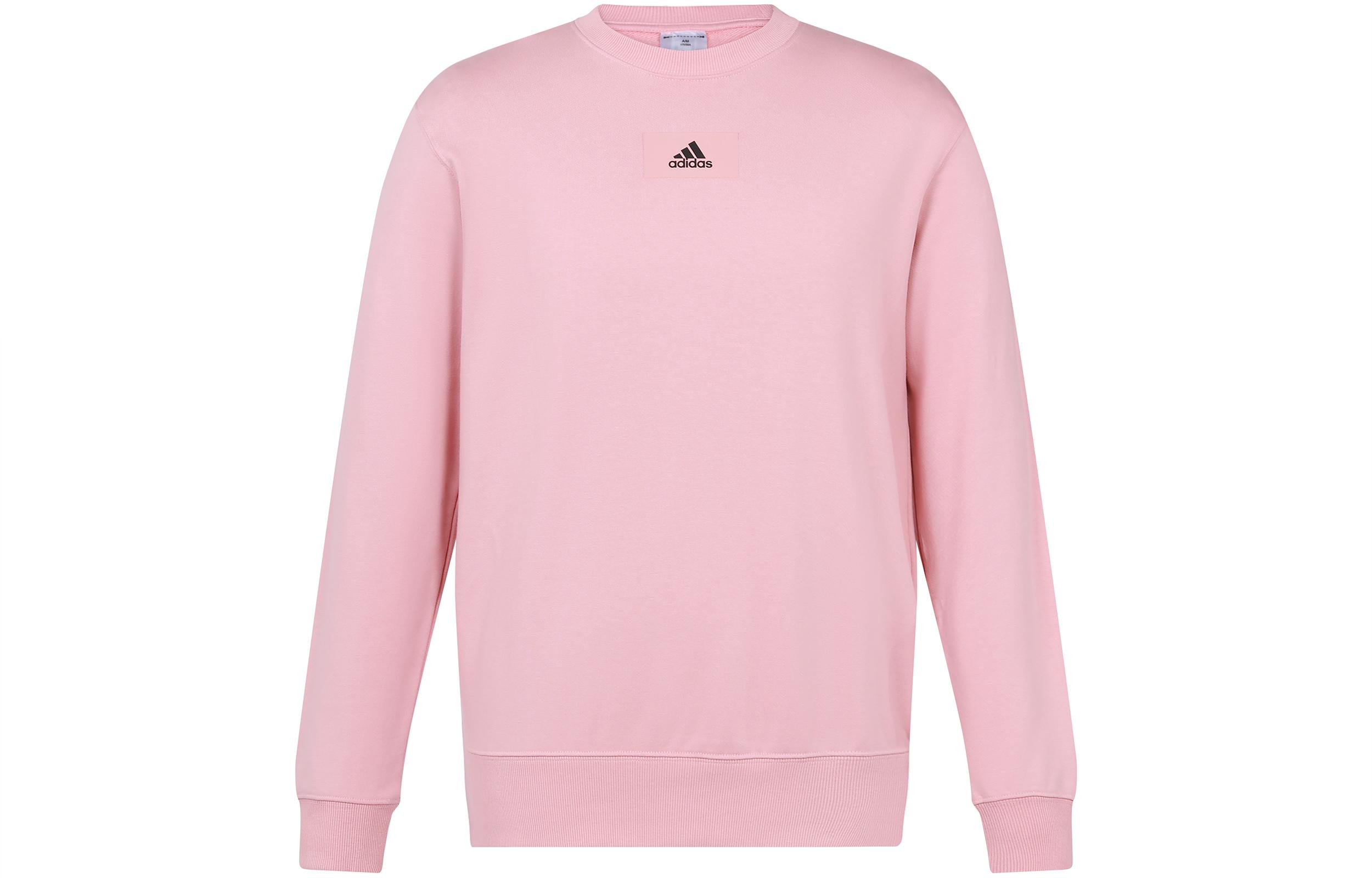 Adidas Sweatshirts Unisex Pink Crew Neck Moderate Other HE4349 L