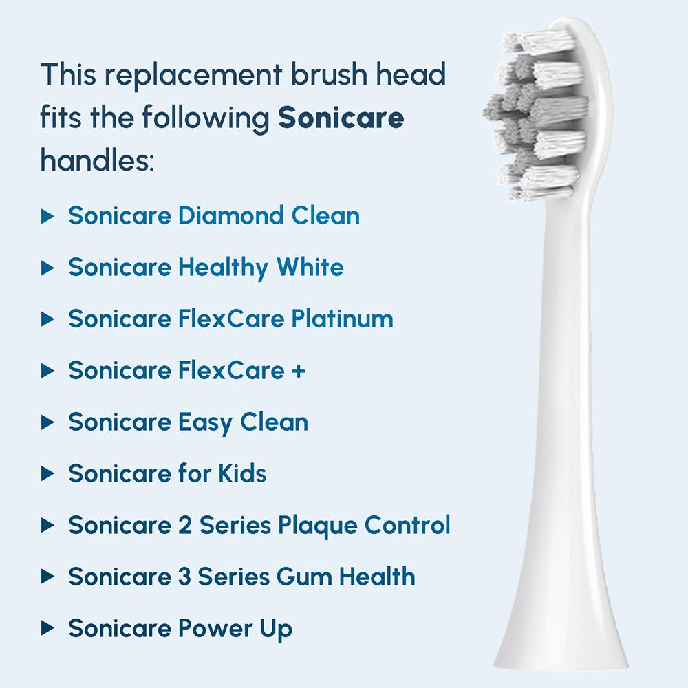 Replacement Toothbrush Brush Heads Compatible with Philips Sonicare Professional Electric Toothbrush Pro1100 2100 4100 5100 6100