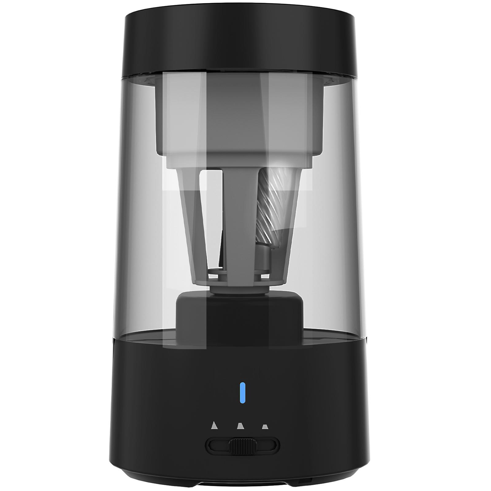 

Автоматическая электрическая точилка для карандашей портативная на батарейках для 68 мм карандаша поддержка шестигранная чёрный