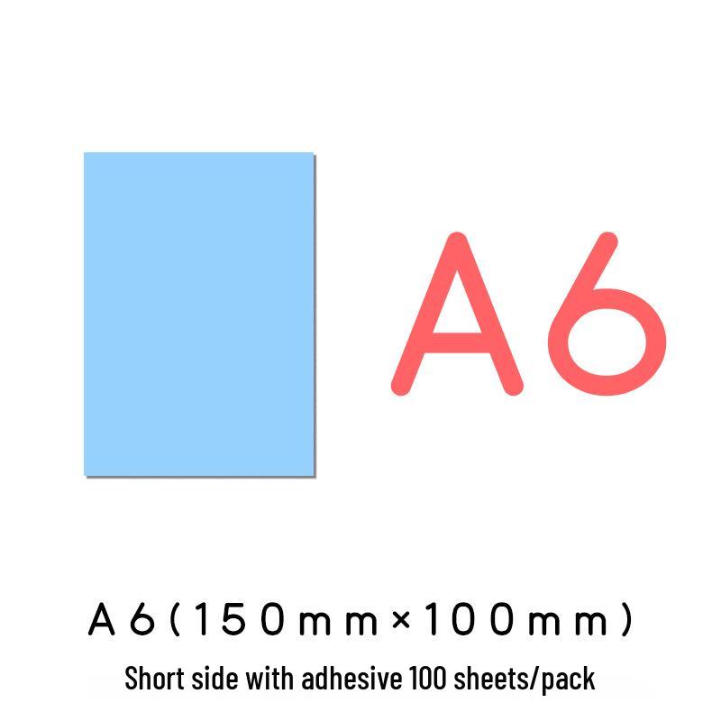 

A5 A6 Large Sticky Notes for Training and Learning - Reusable Notepad Wall Stickers by Bian Lei De Zhu