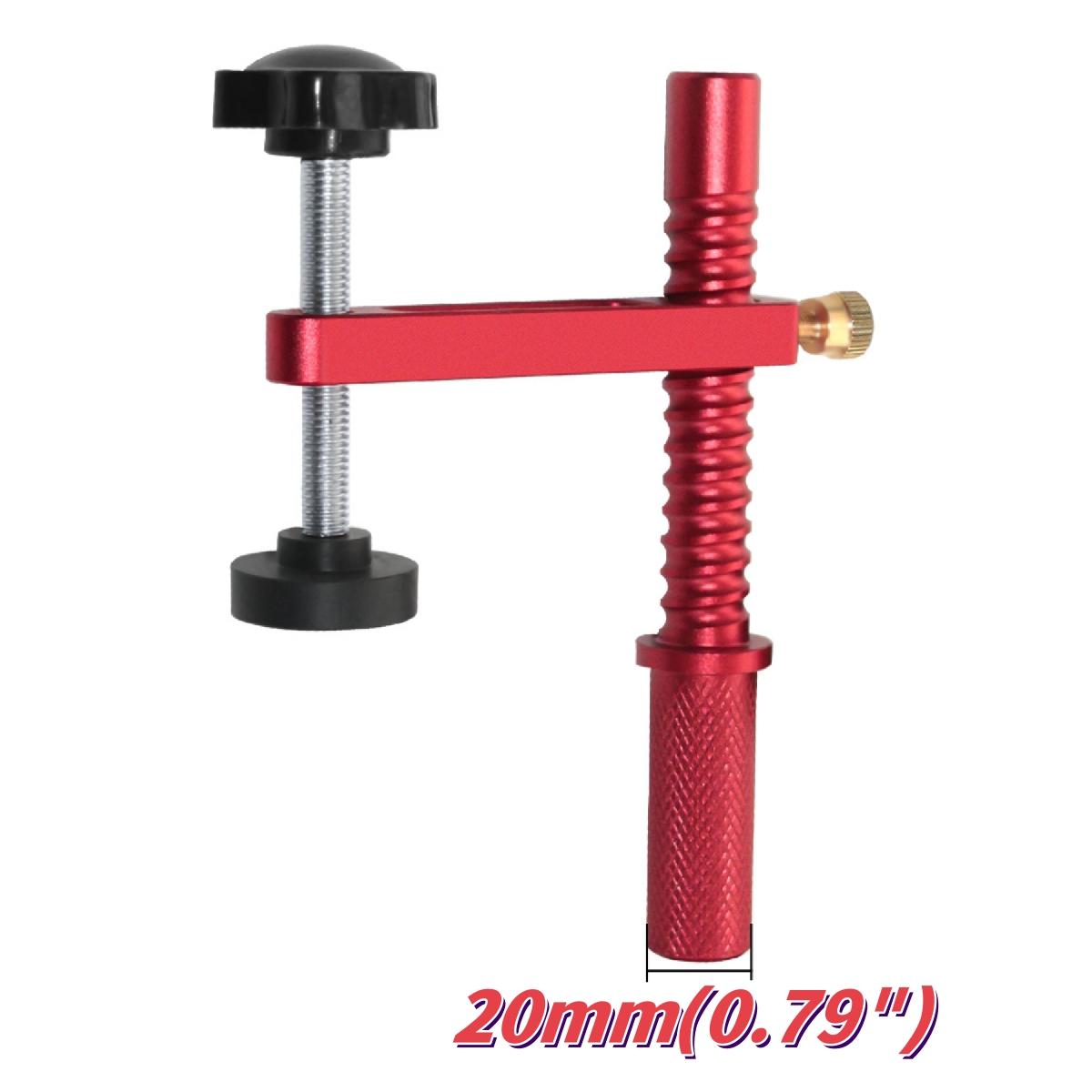 

Bench Dog Clamp, 19/20mm Dog Hole Clamps for Woodworking, Adjustable Aluminum Alloy Quick Acting Dog Clamp for MFT Table