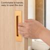 Black Sliding Barn Door Handle Invisible Pull Recessed Handle White Finger Flush Pulls For Closet Pocket Embedded Handle