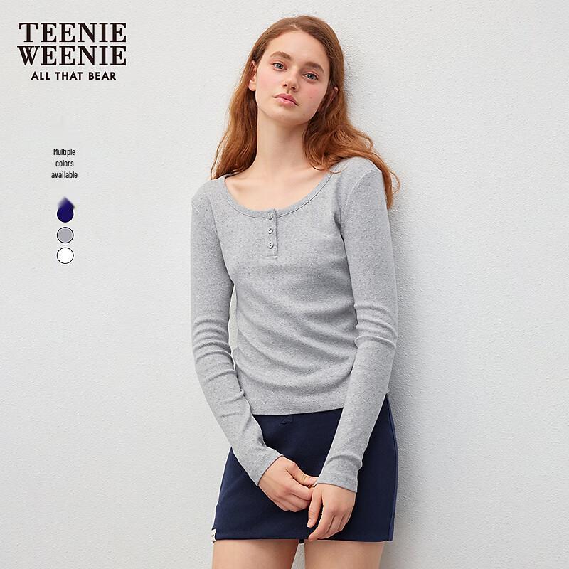 Teenie Weenie Combed Cotton Bear Women s Long Sleeve T-Shirt M