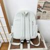 Schoolbag Corduroy Small Backpack Women's Fashion Spring New Japanese ins Simple Versatile Travel Shopping Soft Girl Backpack