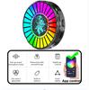 Smart Music Sync LED Car Air Freshener with Bluetooth App Astronaut Theme Decor