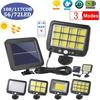 56LED/72/108/117COB Solar Split Wandleuchte 3-Modus im Freien wasserdicht Bewegungssensor Garten Notfall Straßenlaterne Fernbedienung Wandleuchte