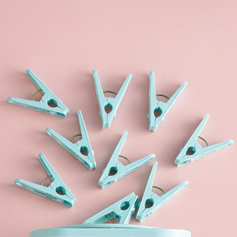 30Pcs/Pack Clothes Drying Clip Balcony Windproof Strong Drying Clips Outdoor Drying Underwear Socks Scarf Fixing Clip