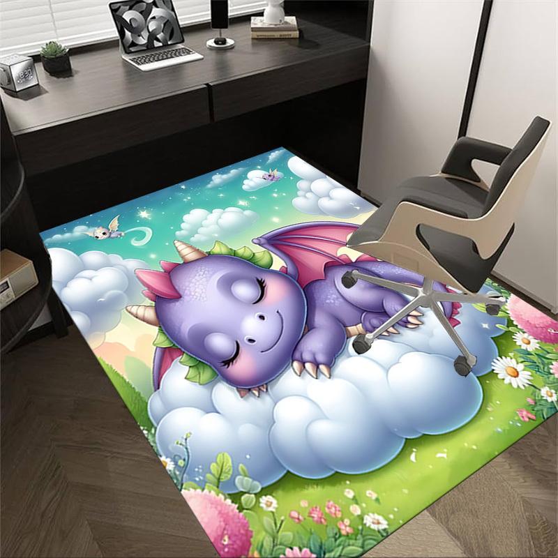 

1PC Dragon Extra Large Non-Slip Floor carpet, Office, family, bedroom, Studio - Large Area Rug,Longlasting Material-K0350 60cm by 90cm