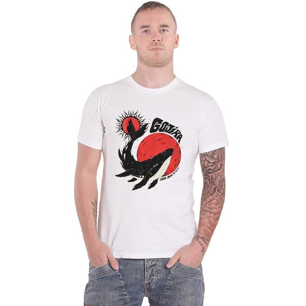 Gojira Unisex Adult Whale Sun Moon Organic T-Shirt